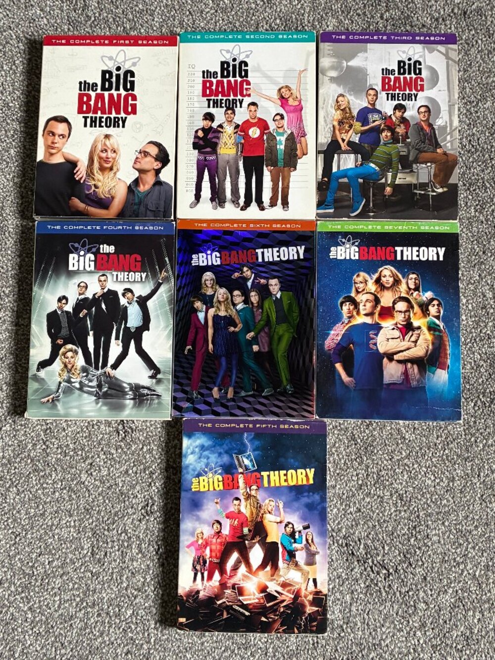 The Big Bang Theory Seasons 1 - 7